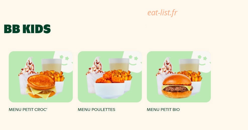 Bioburger — carte page 4