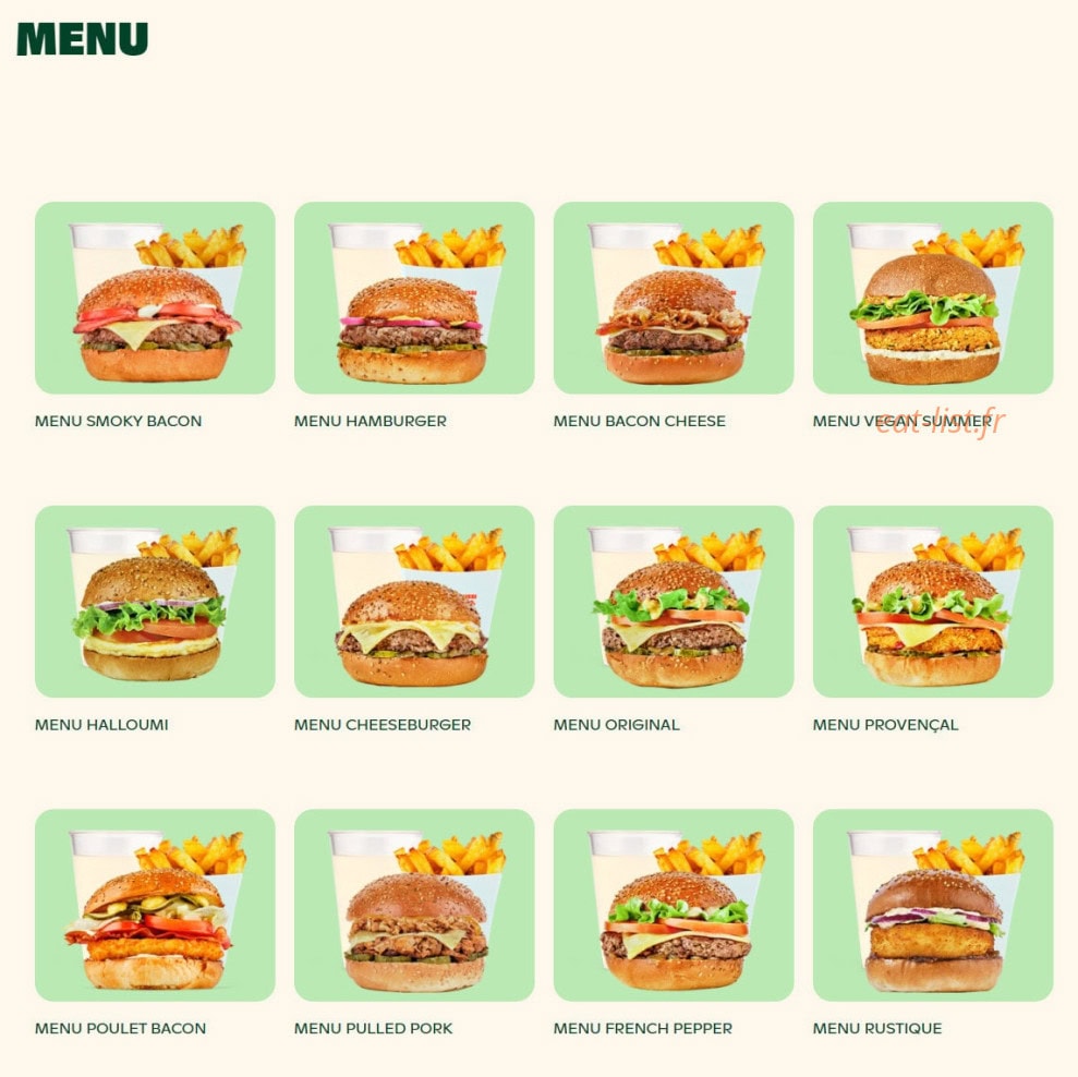 Bioburger — carte page 2