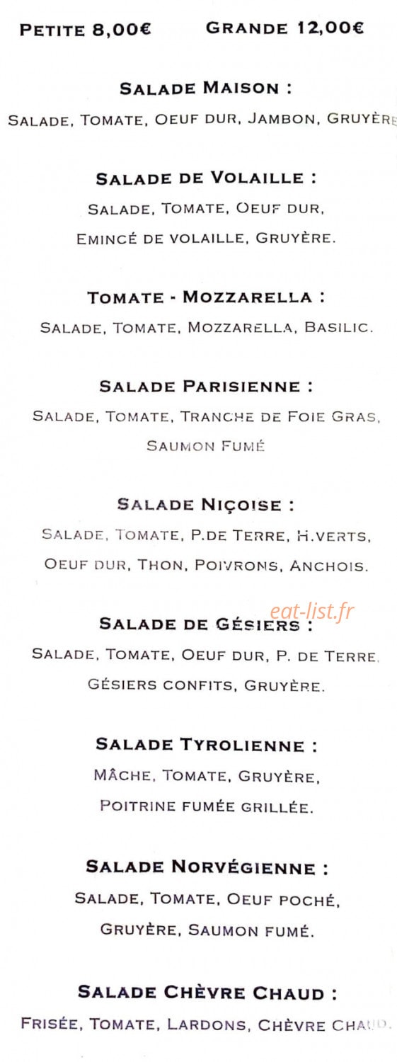 Chez Martin — carte page 4