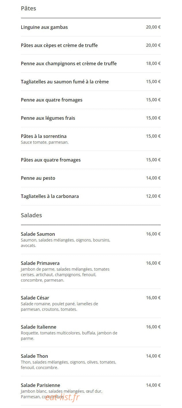 Da Pasqualino — carte page 3