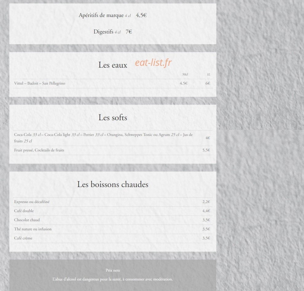 L'Heure Bleue — carte page 3