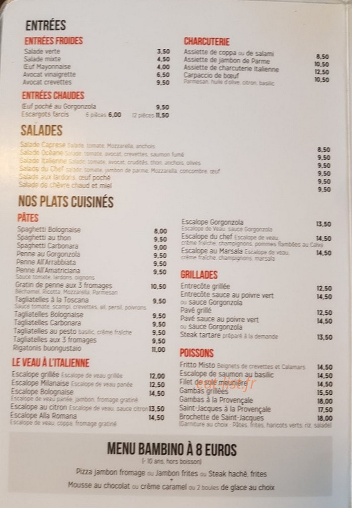 La Toscana — carte page 2