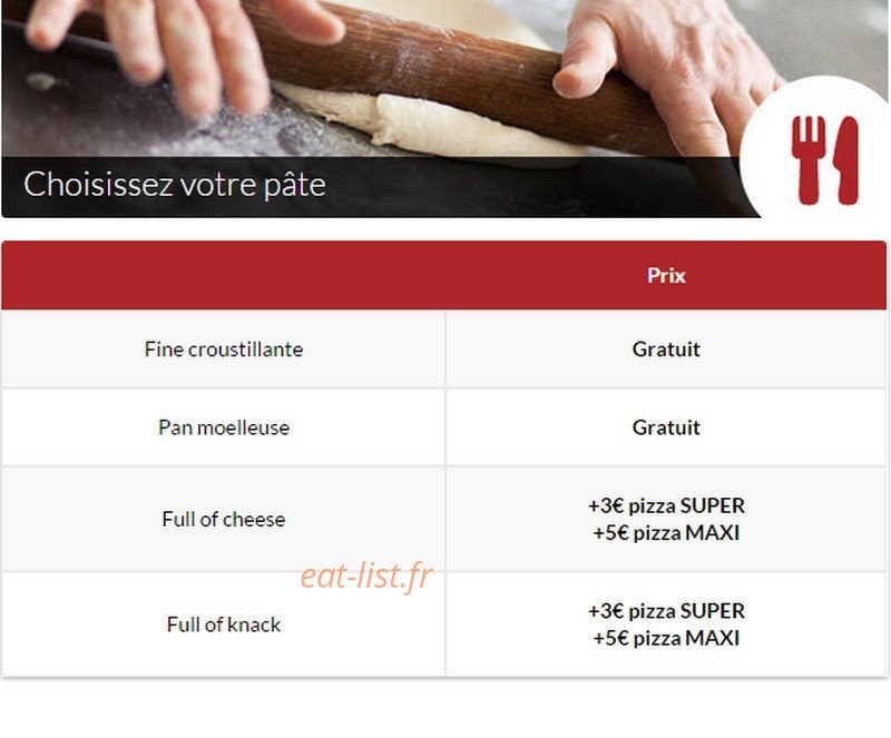 Livraison-Pizza — carte page 6