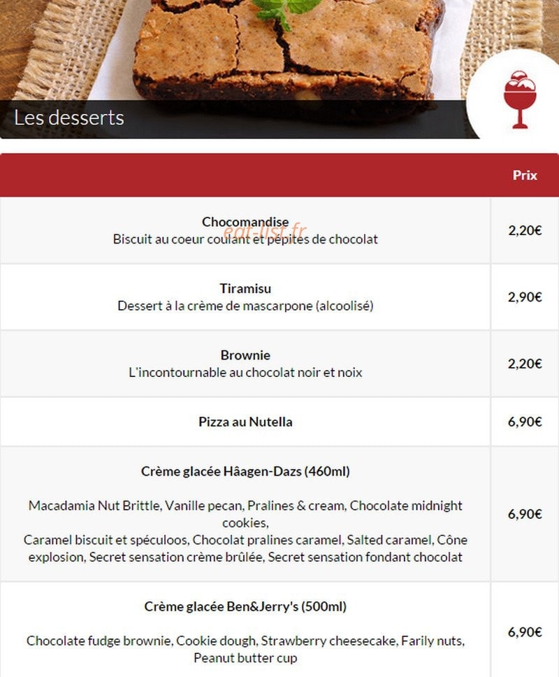 Livraison-Pizza — carte page 16
