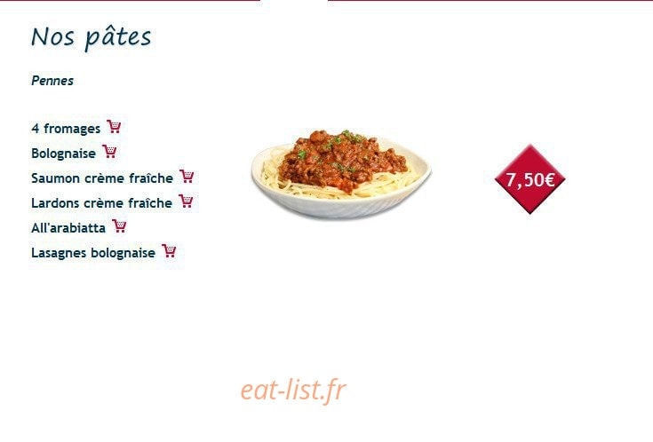 Maestro Pizza — carte page 4