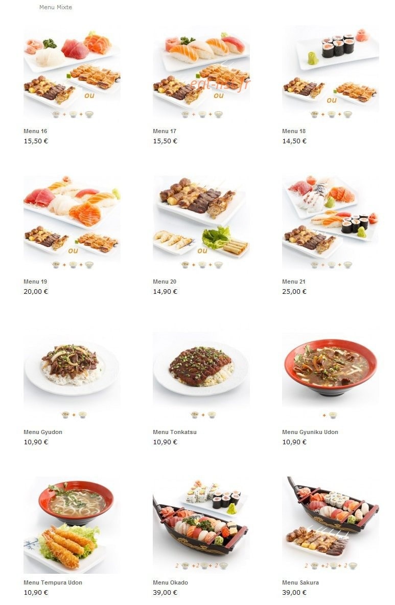 Okado — carte page 15