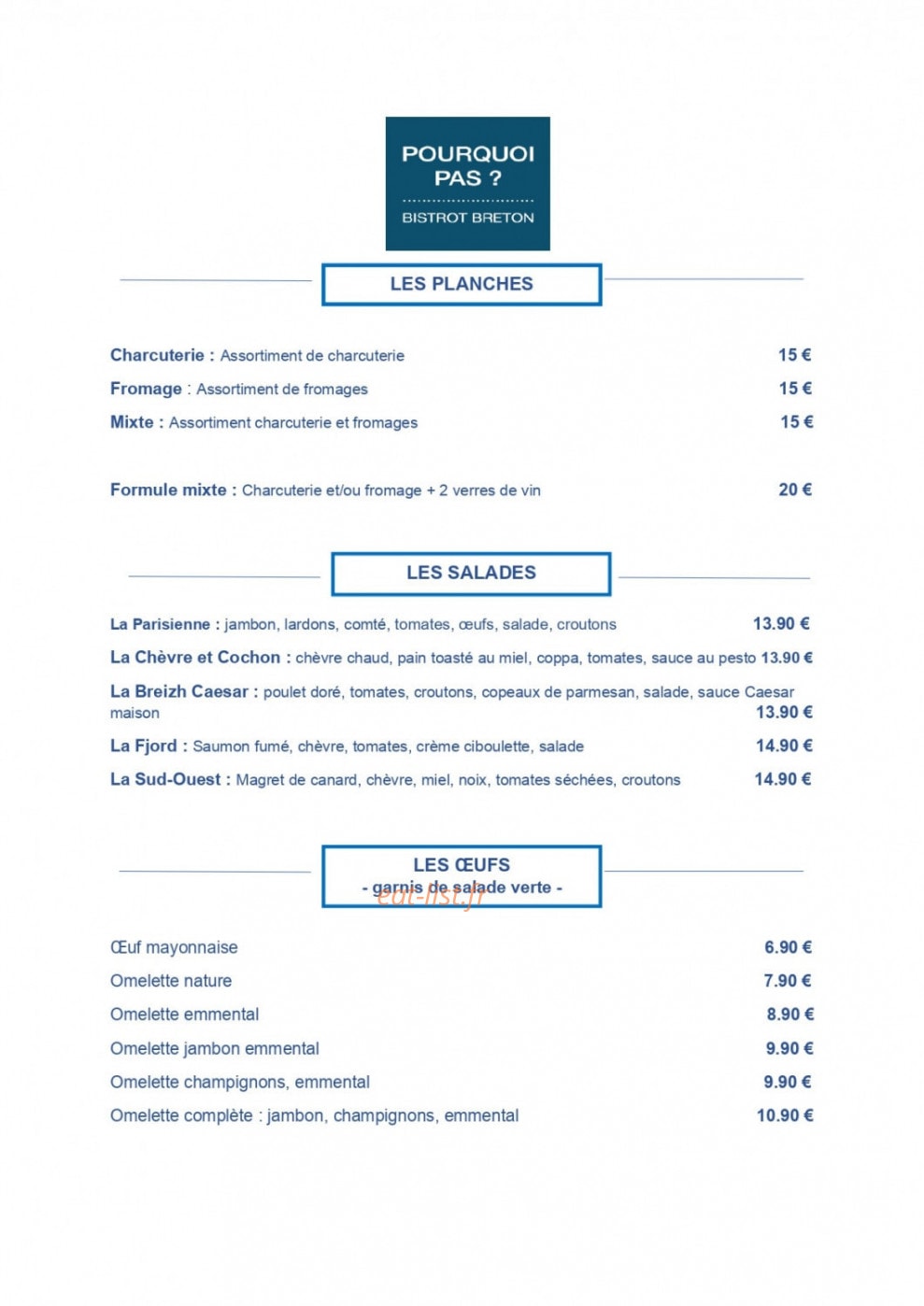 Pourquoi pas? — carte page 1