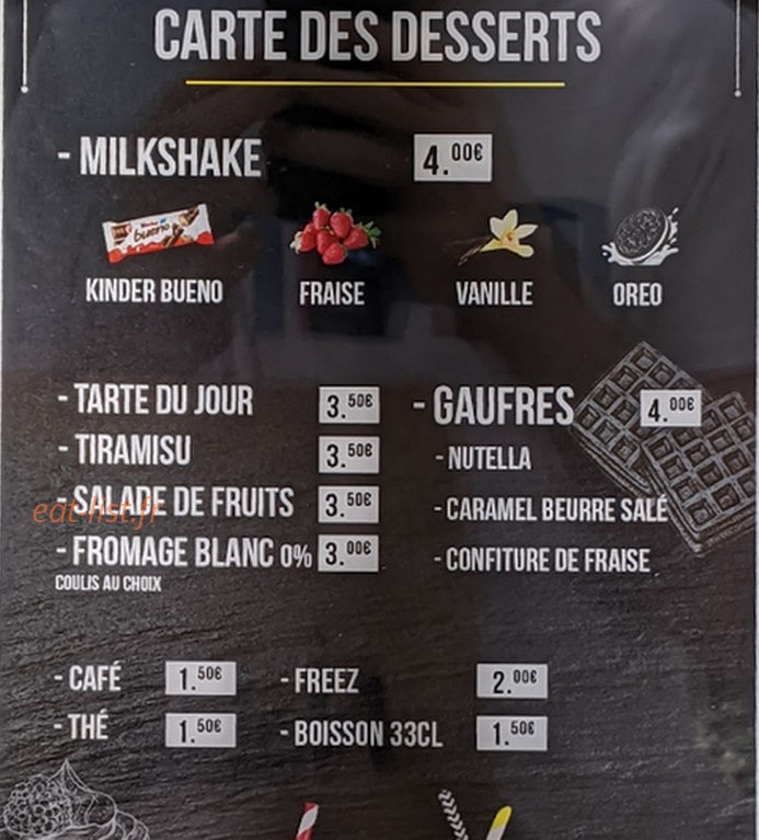 Street Food — carte page 7