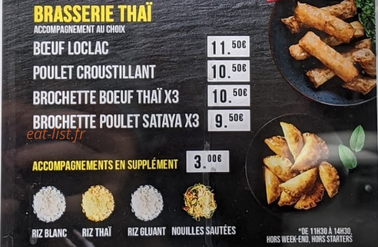 Street Food — carte page 5
