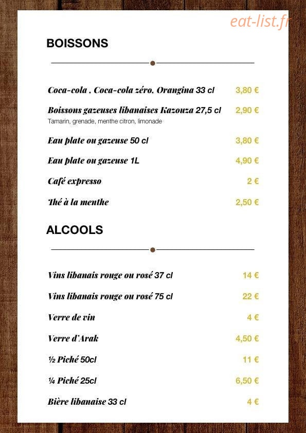 Vallon du Liban — carte page 7