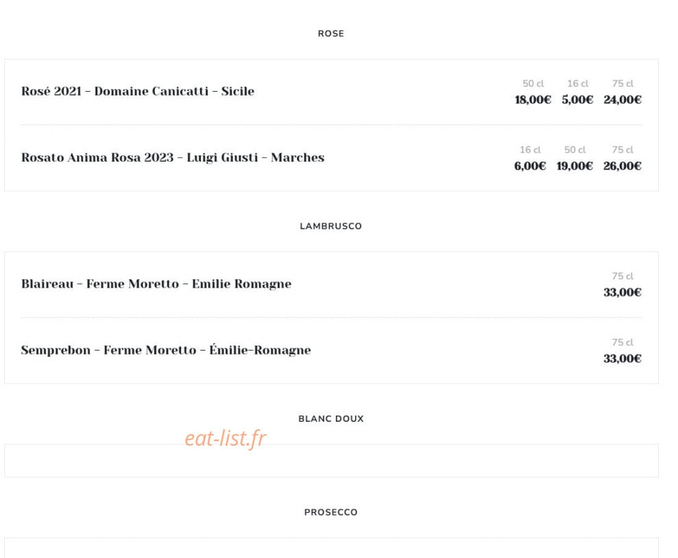 Amo Pizza Romana — carte page 8