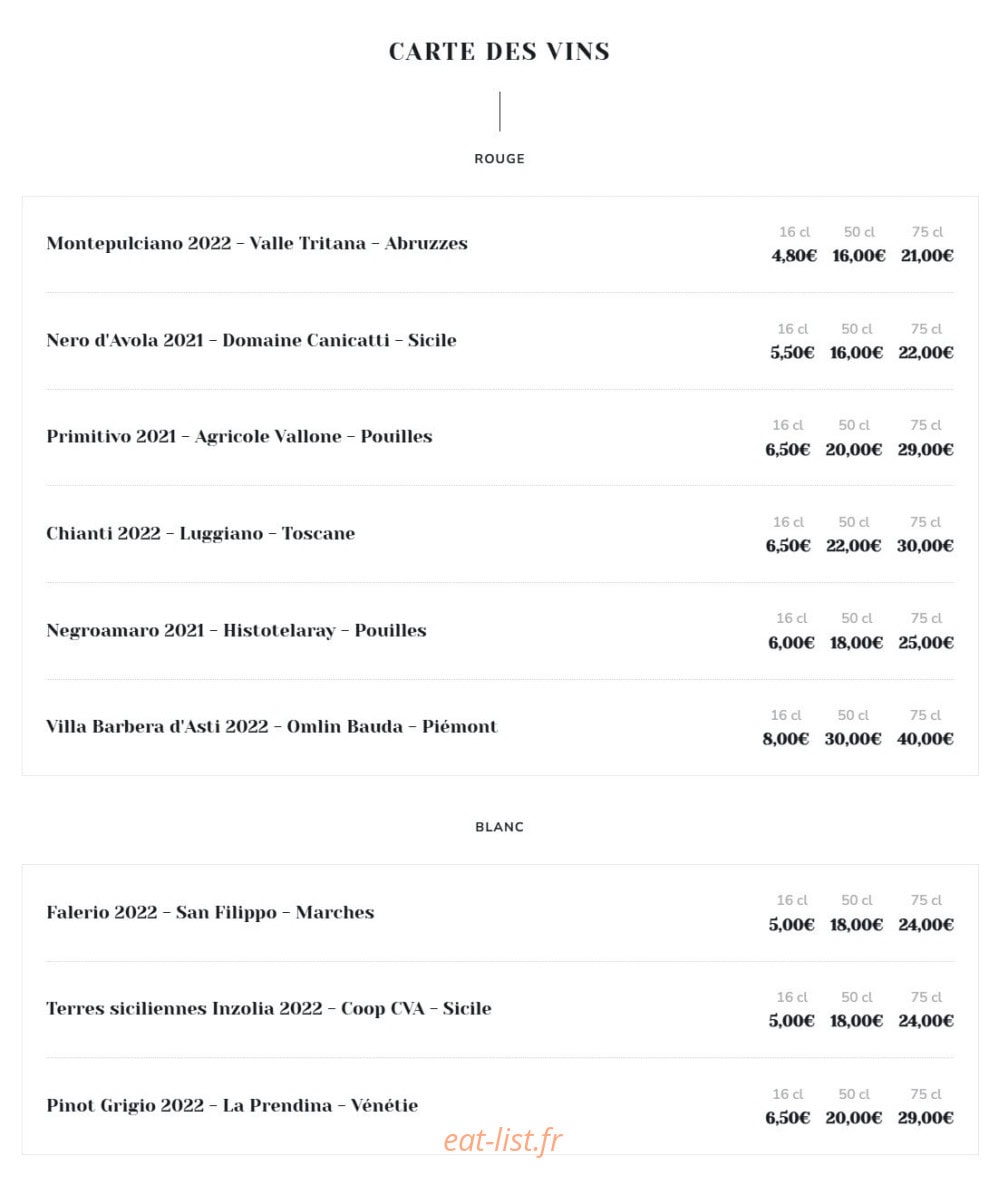 Amo Pizza Romana — carte page 7