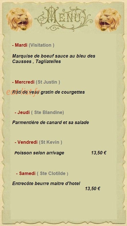 Café des sports — carte page 4