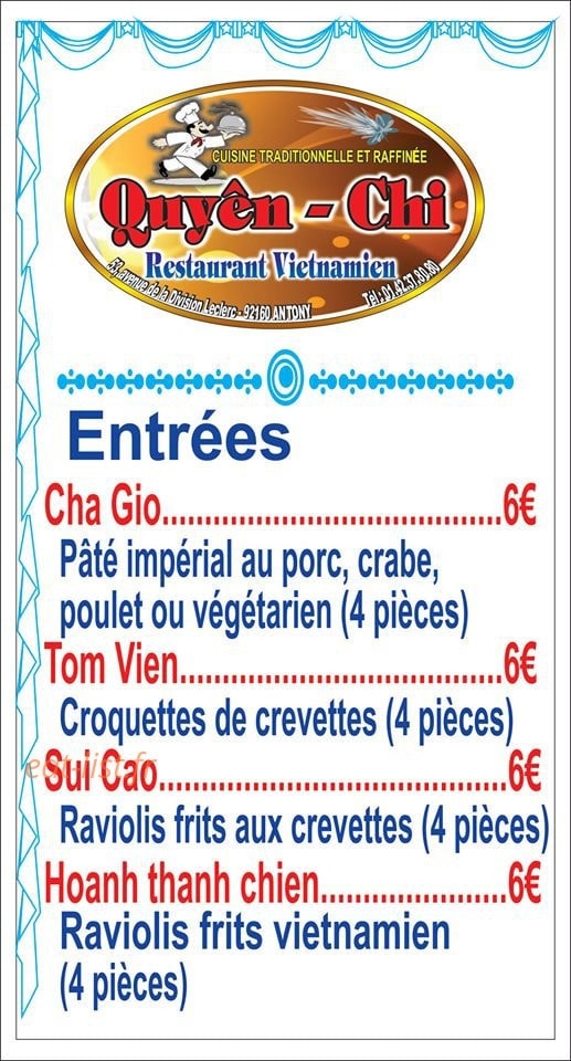 Chez Quyên-Chi — carte page 2