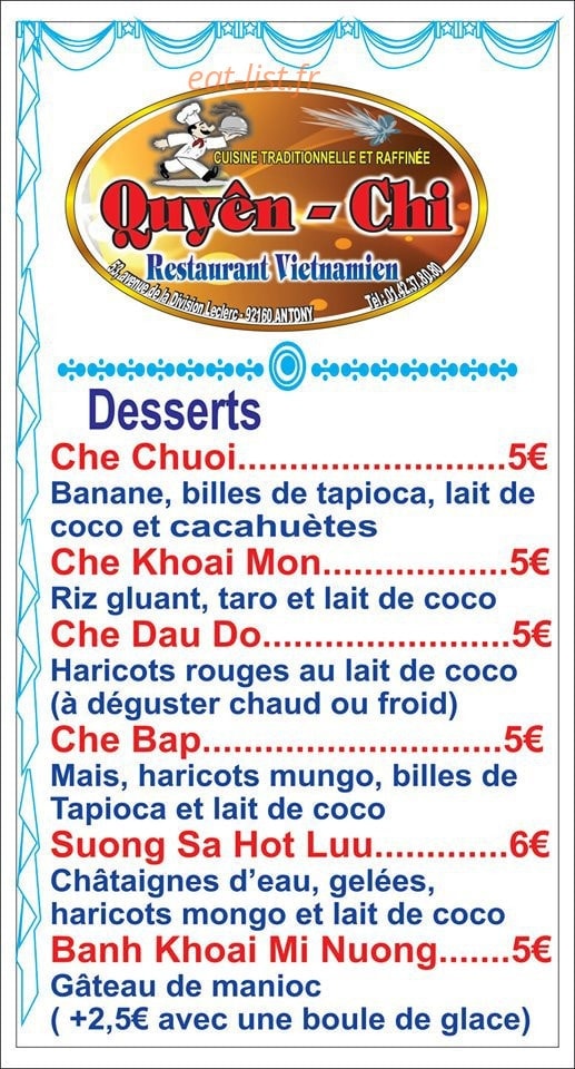Chez Quyên-Chi — carte page 7