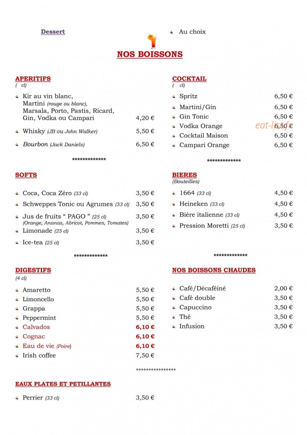 Dolcetto — carte page 6