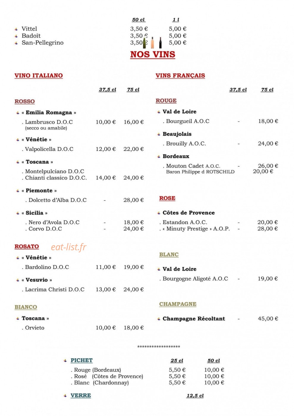 Dolcetto — carte page 7