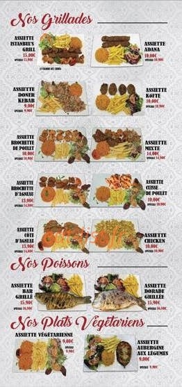 Istanbul's Grill — carte page 2