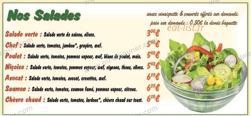 Jet Pizza — carte page 3