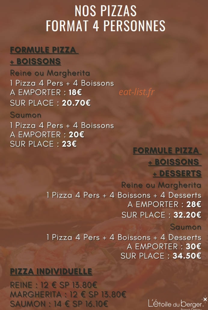 L' Etoile du berger — carte page 17