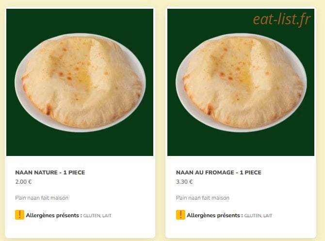 La Cantine des Baconnets — carte page 2