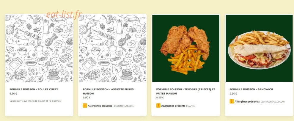 La Cantine des Baconnets — carte page 4