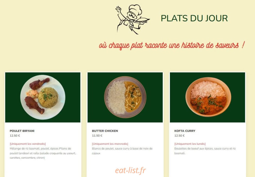 La Cantine des Baconnets — carte page 1