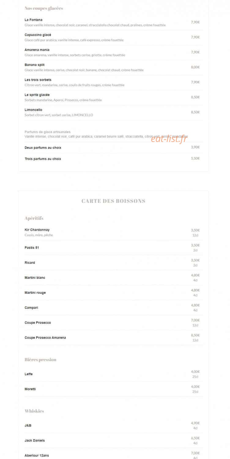 La fontana — carte page 4