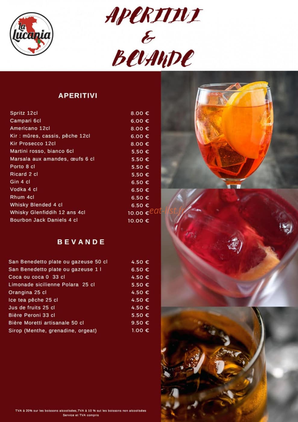 La Lucania — carte page 5