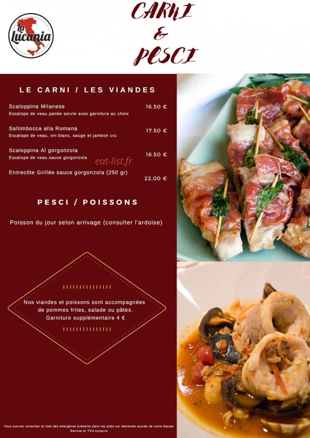 La Lucania — carte page 2
