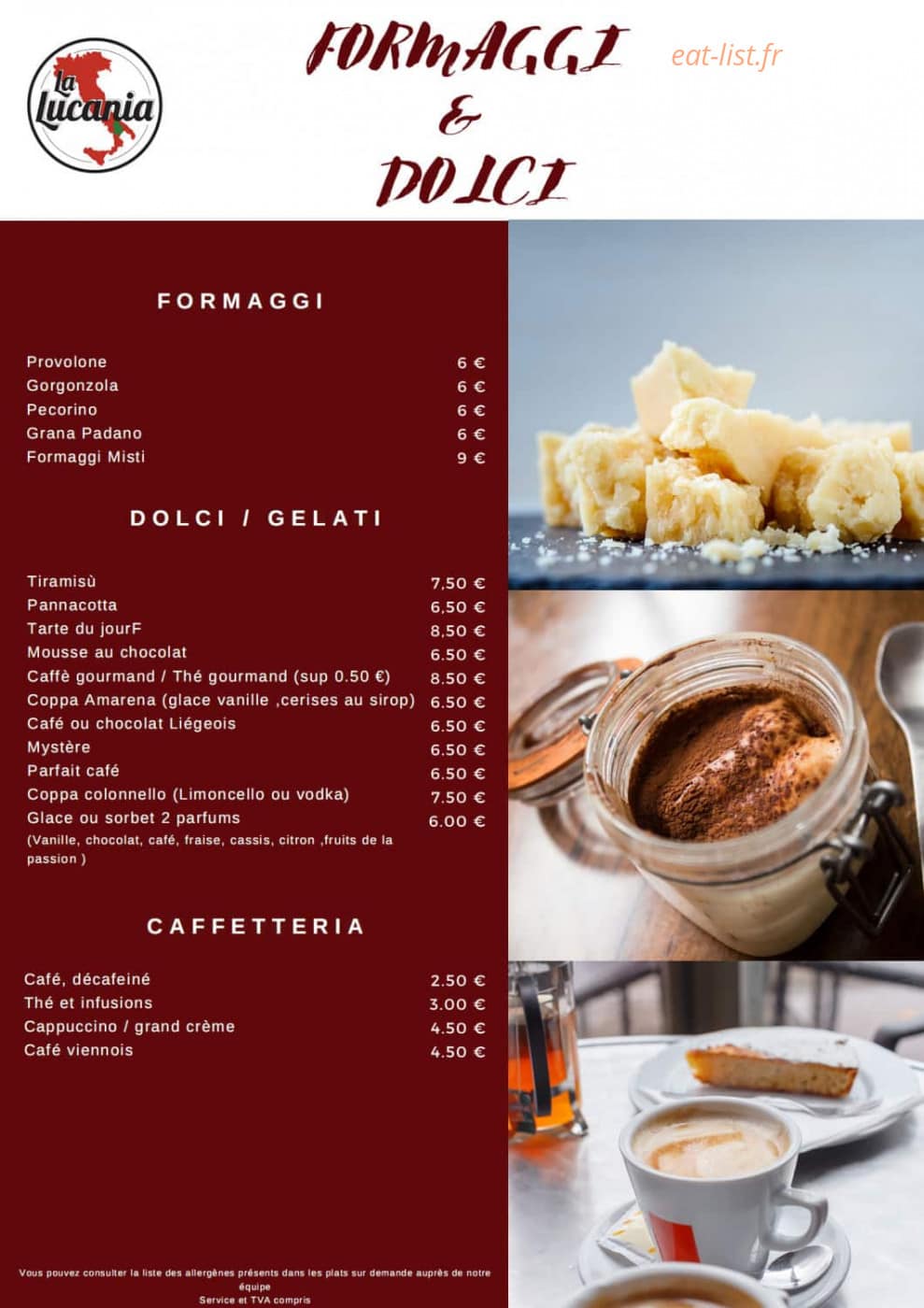 La Lucania — carte page 4