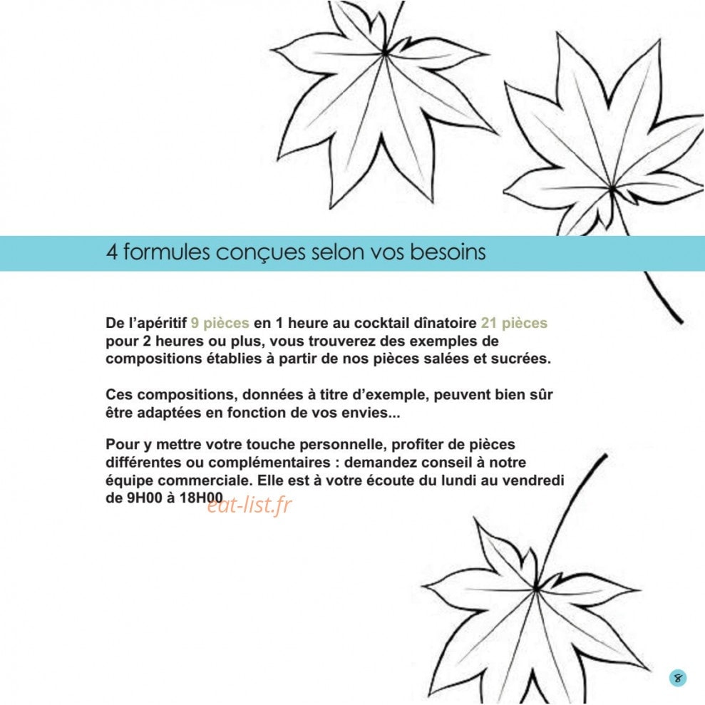 La Table de Cana — carte page 17