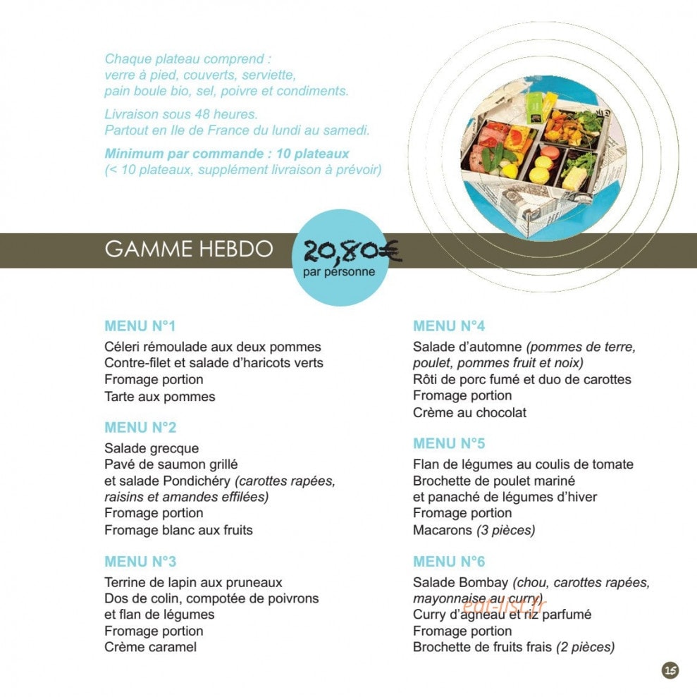 La Table de Cana — carte page 31