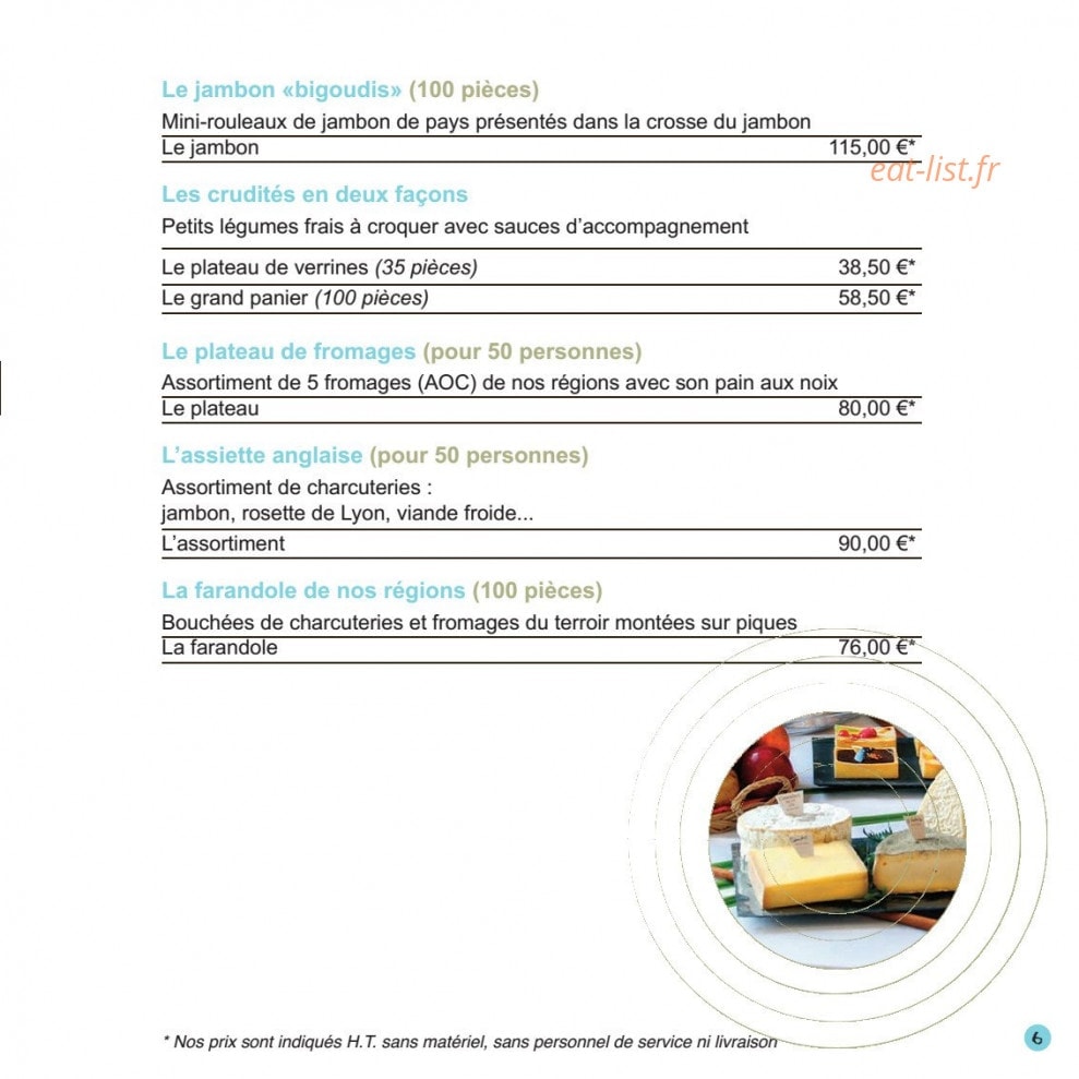 La Table de Cana — carte page 13