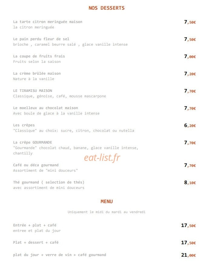 La Terrasse — carte page 7