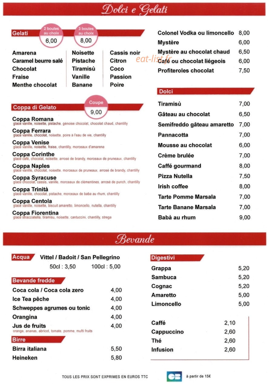 La Trinita — carte page 4