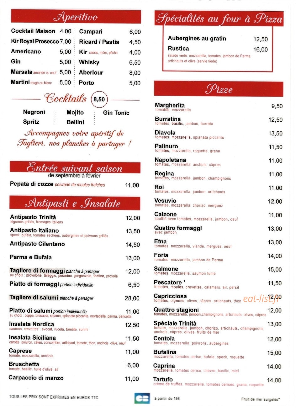 La Trinita — carte page 3
