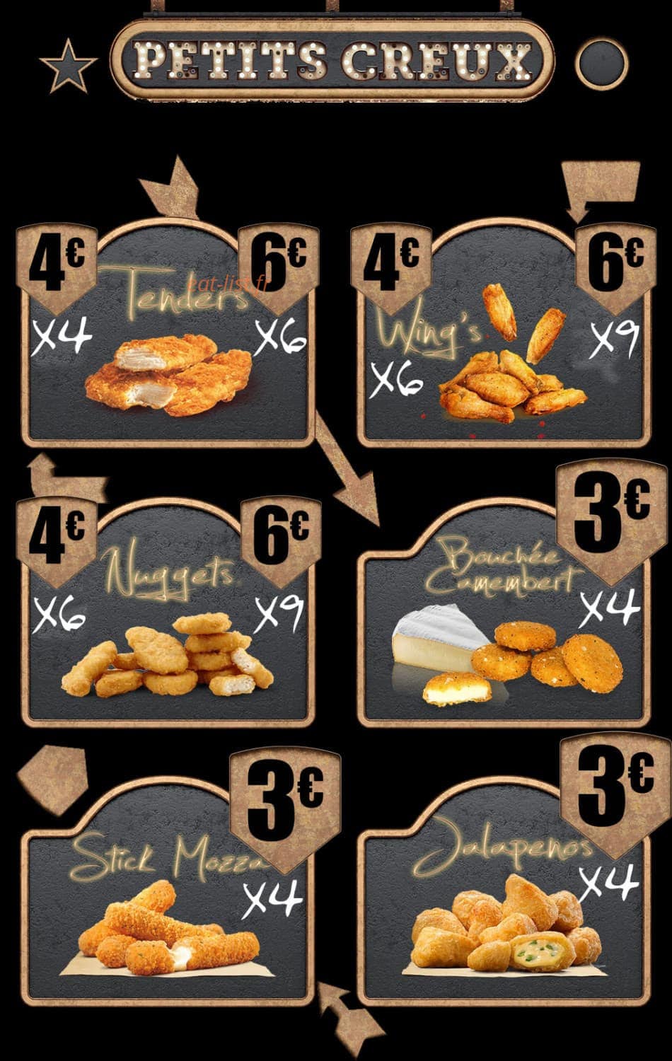 Le bun's d'Antony — carte page 2