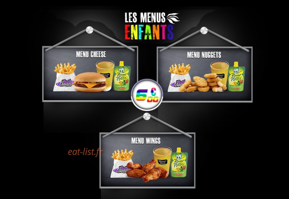 Le bun's d'Antony — carte page 8