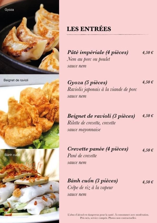Pho Antony — carte page 1