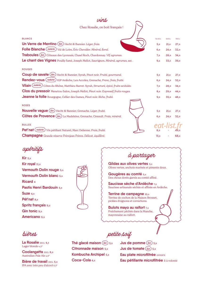 Rosalie — carte page 4