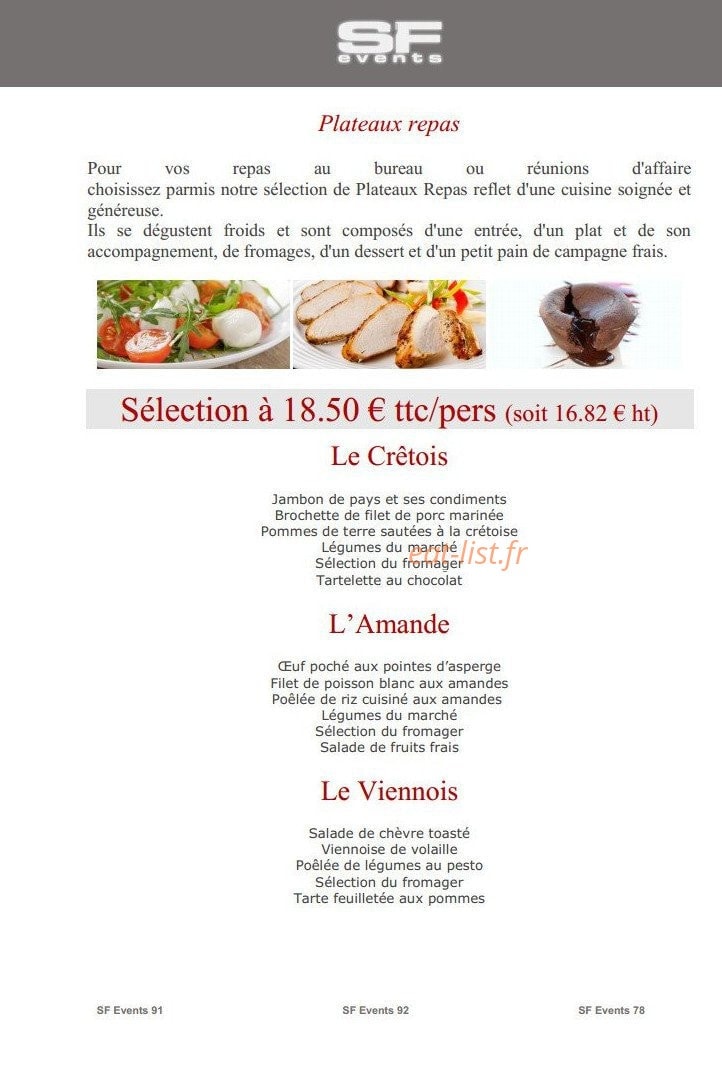 SF Events — carte page 2