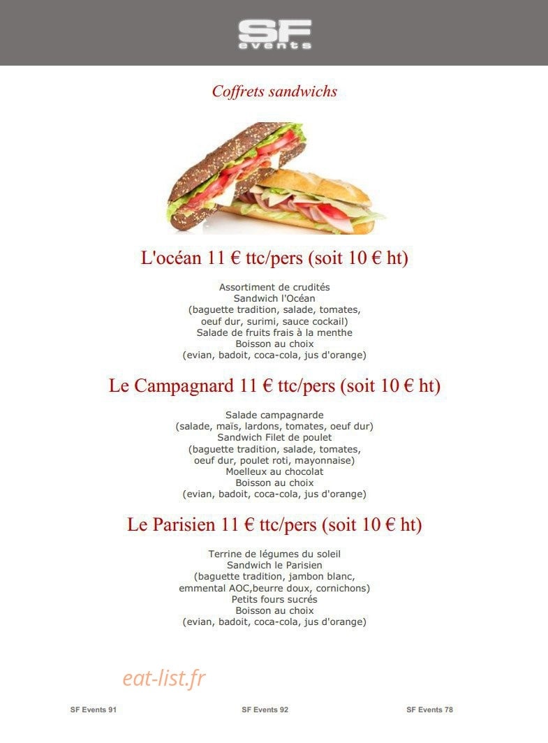 SF Events — carte page 6
