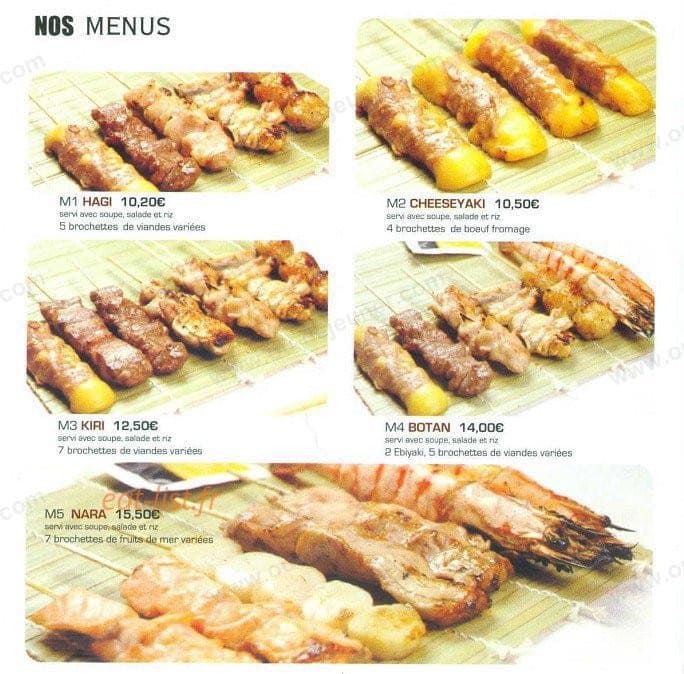 Sushi antony — carte page 3