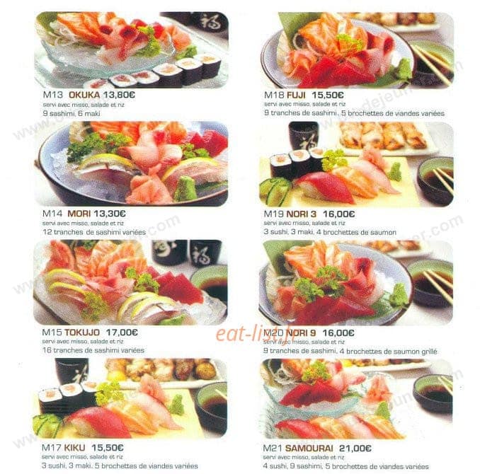 Sushi antony — carte page 5