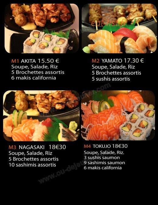 Sushi Antony — carte page 5