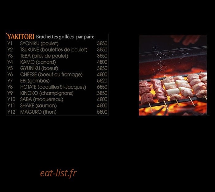 Sushi Antony — carte page 10