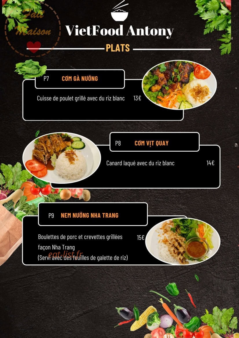 VietFood — carte page 5