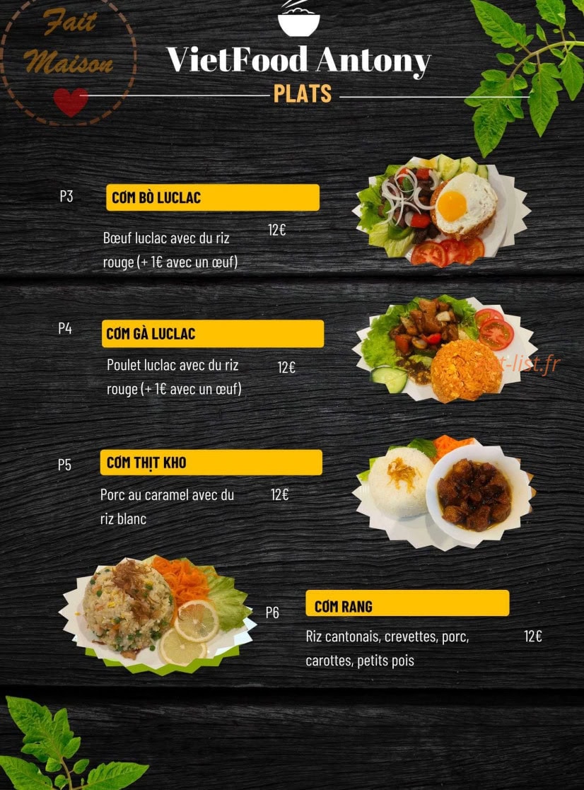 VietFood — carte page 4