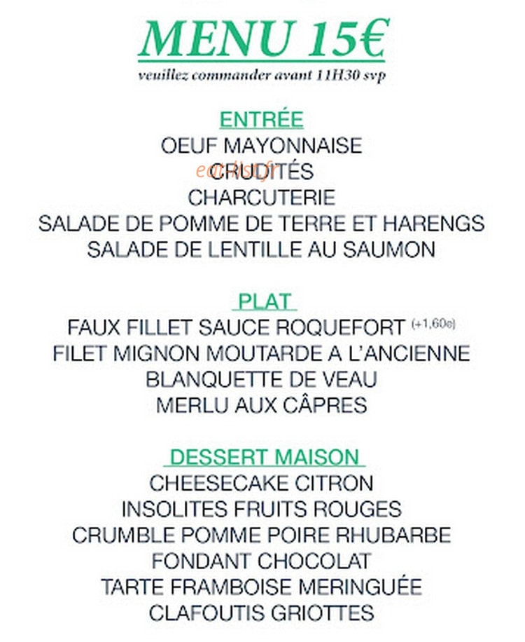 Aux Sportifs — carte page 1